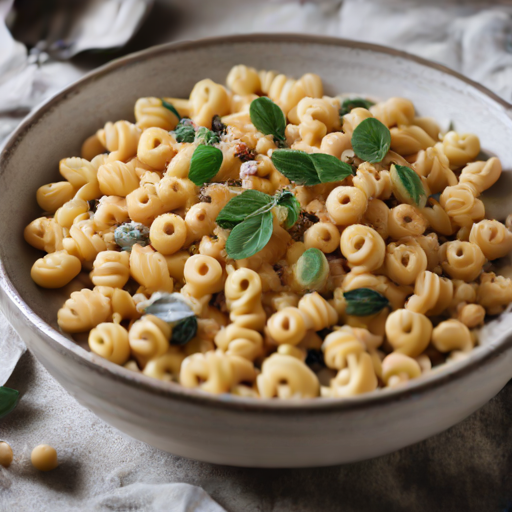 Cavatelli mit Kürbis, Artischocken und Ligurischer Kichererbsen-Creme