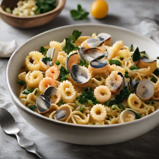 Farfalle Frutti di Mare mit Brokkoli und Salbei