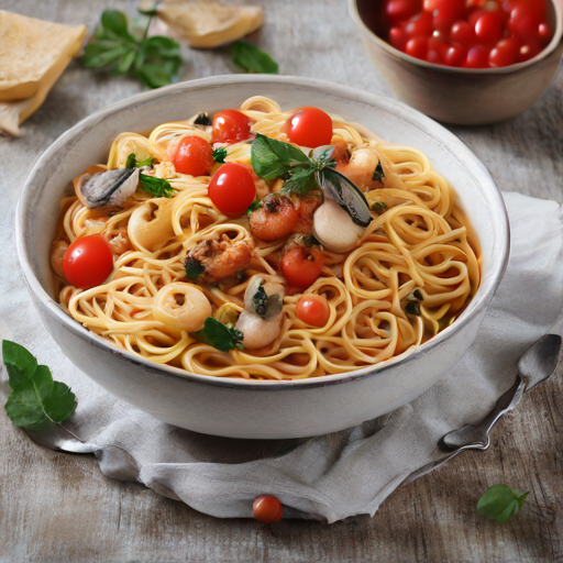 Spaghetti alla Putanesca mit San-Marzano-Tomaten und Sardinen