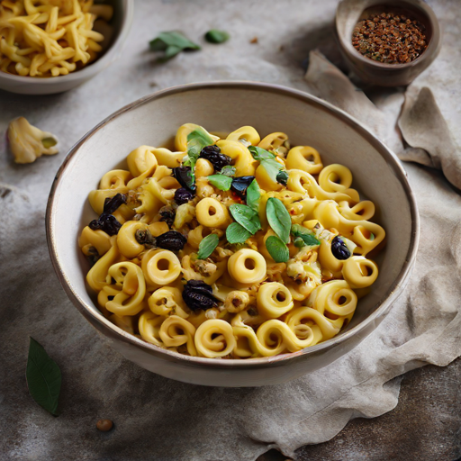 Sizilianische Paccheri mit Kürbis-Linsen-Sauce und Pistazien