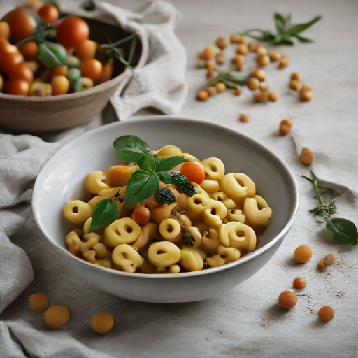 Ligurische Gnocchetti Sardi mit Mangold, Kichererbsen und Haselnüssen