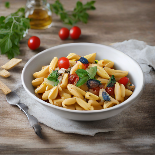 Cremige Piemonteser Penne mit Kalbsragù, Fenchel und Pilzen