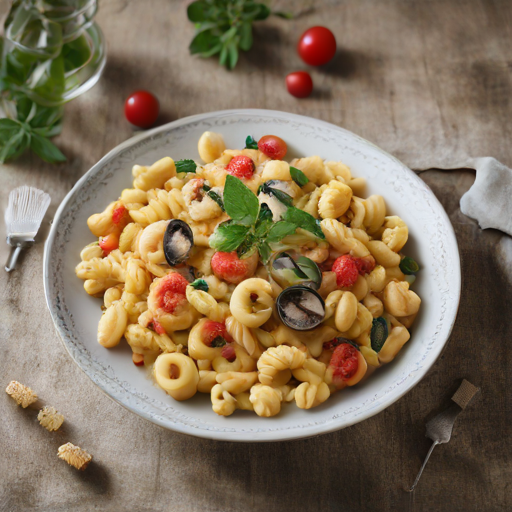 Sommerliche Toskanische Cavatelli mit Garnelen, Artischocken und Pilzen